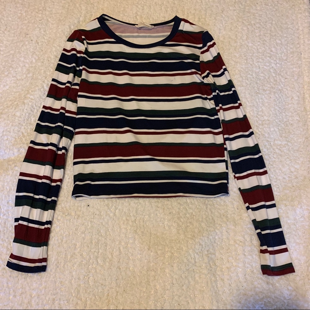 Striped long sleeve shirt